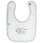 Babero algodon con Broche - W240615