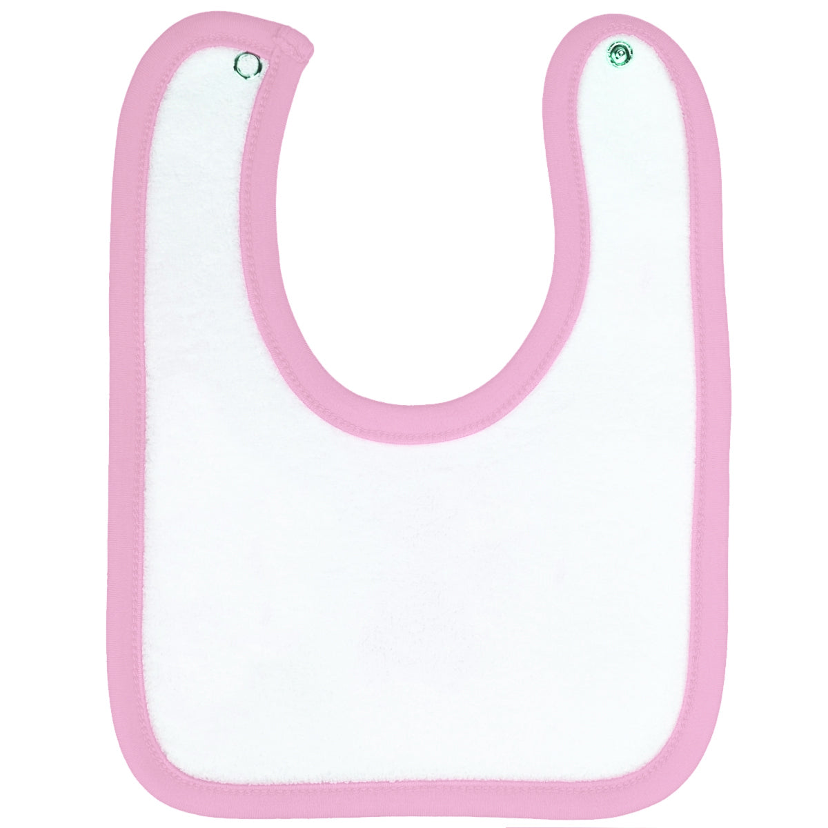 Babero algodon con Broche - W240616