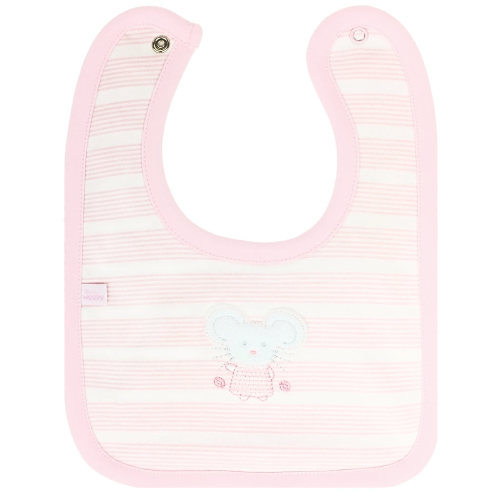 Babero algodon con Broche - W240617