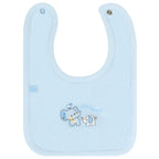 Babero algodon con Broche - W240618