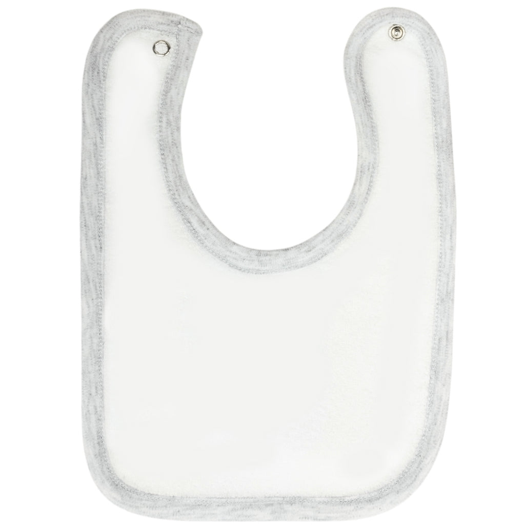 Babero algodon con Broche - W240619