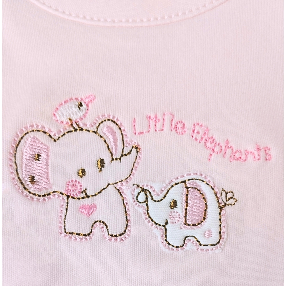 Babero algodon con Broche - W240620