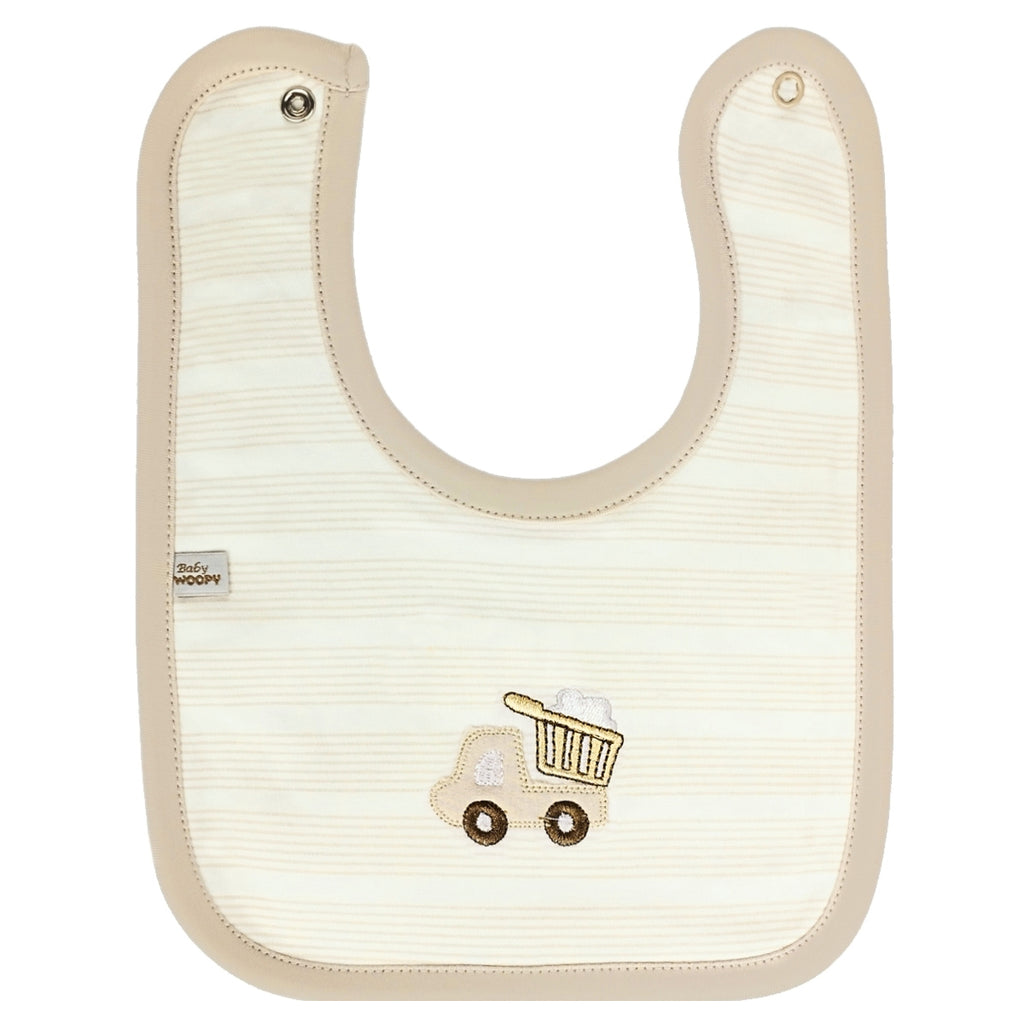 Babero algodon con Broche - W240621