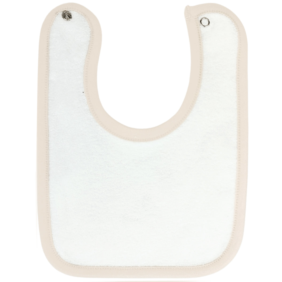 Babero algodon con Broche - W240621