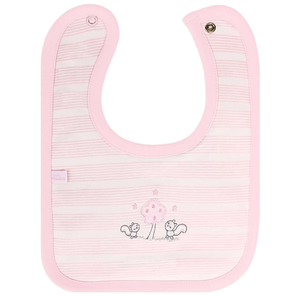 Babero algodon con Broche - W240622