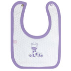 Babero algodon con Broche - W240623