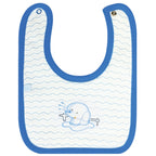 Babero algodon con Broche - W240625