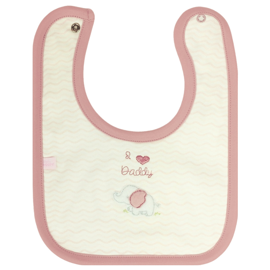 Babero algodon con Broche - W240626