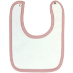 Babero algodon con Broche - W240626