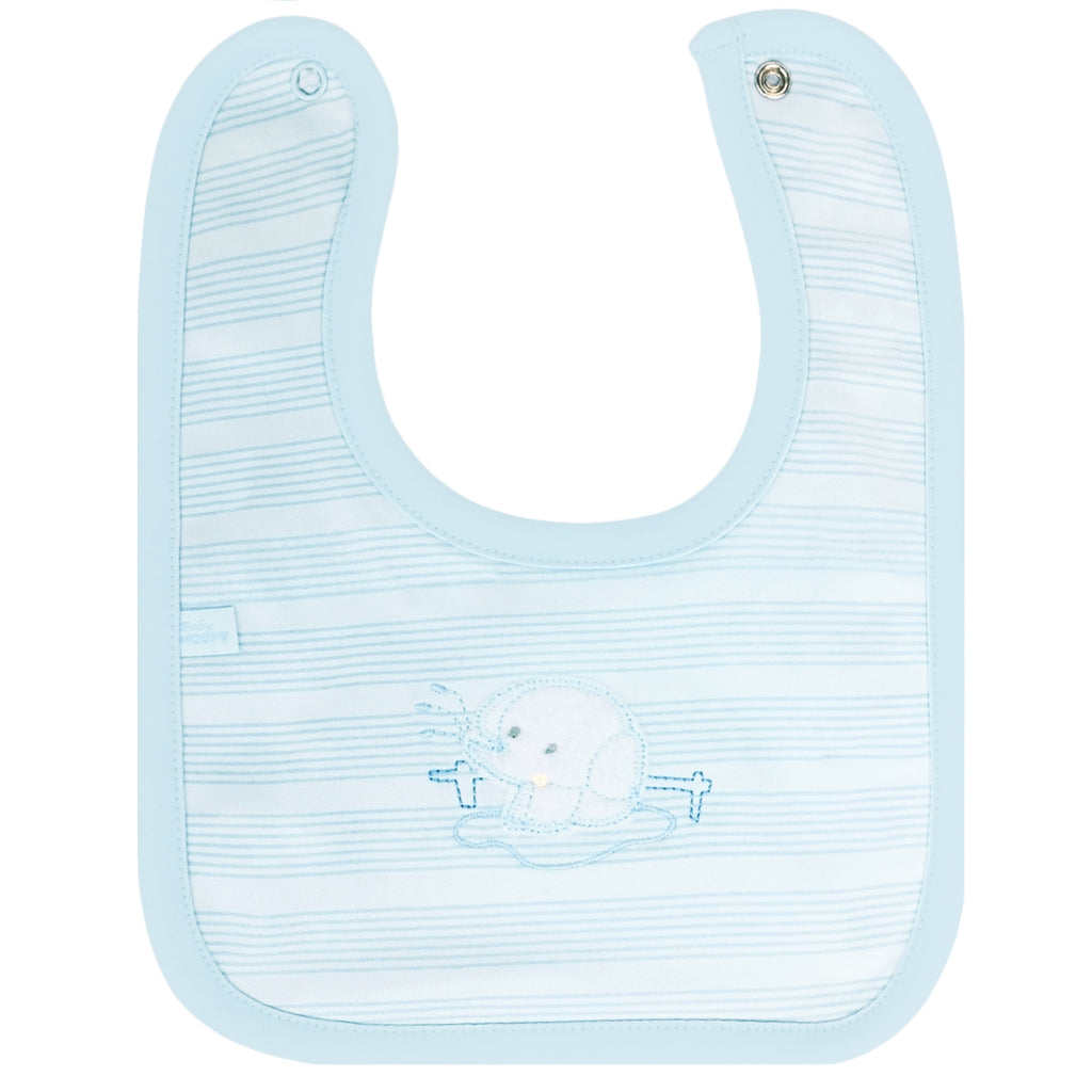 Babero algodon con Broche - W240627