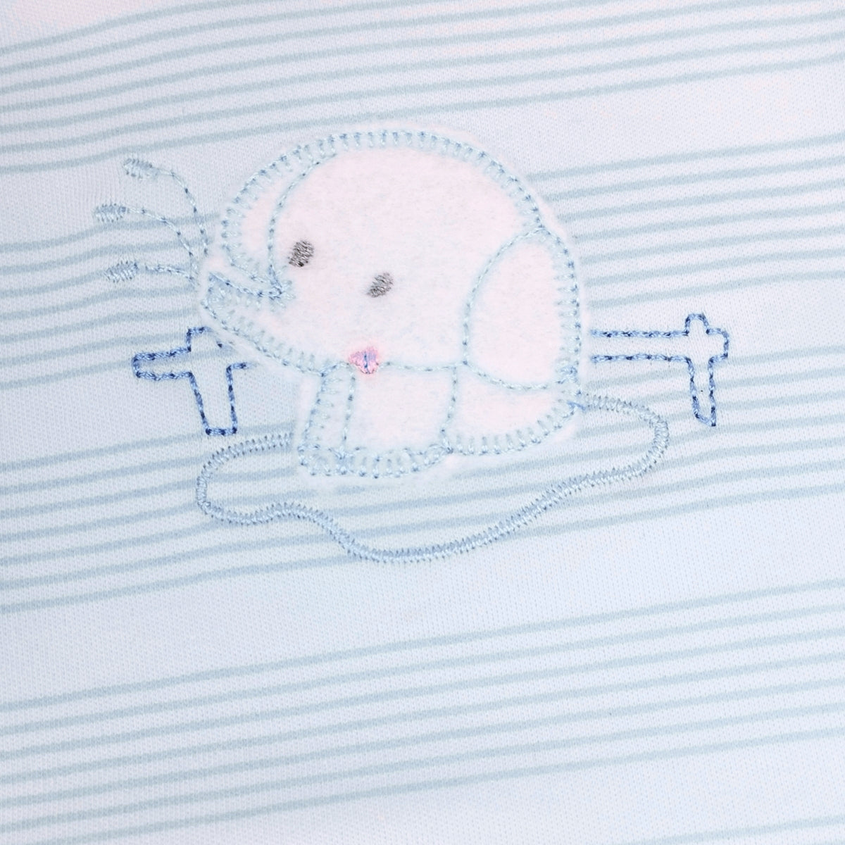 Babero algodon con Broche - W240627