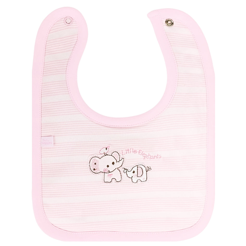 Babero algodon con Broche - W240628