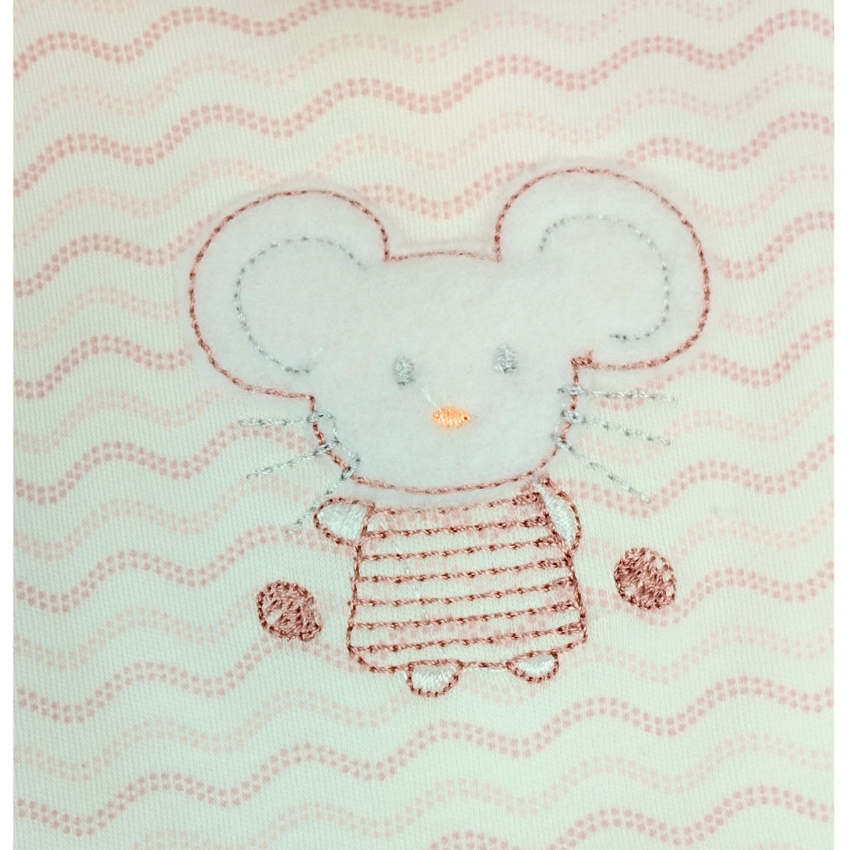 Babero algodon con Broche - W240629