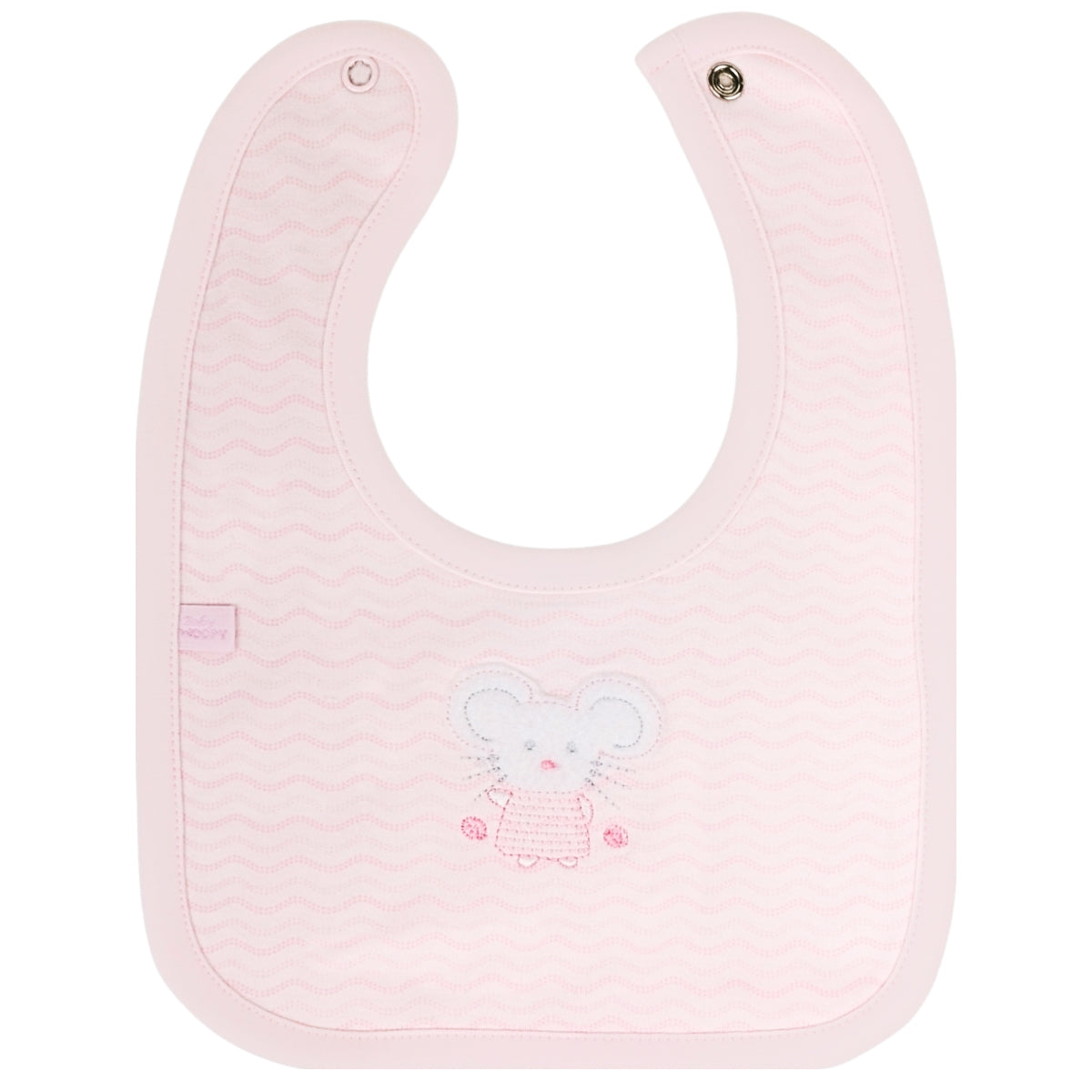 Babero algodon con Broche - W240630