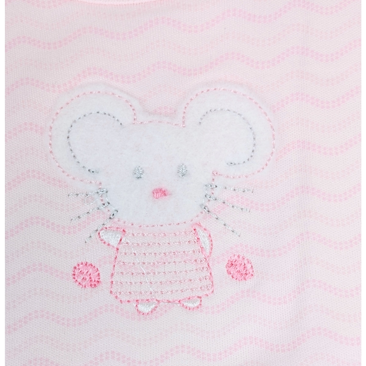 Babero algodon con Broche - W240630