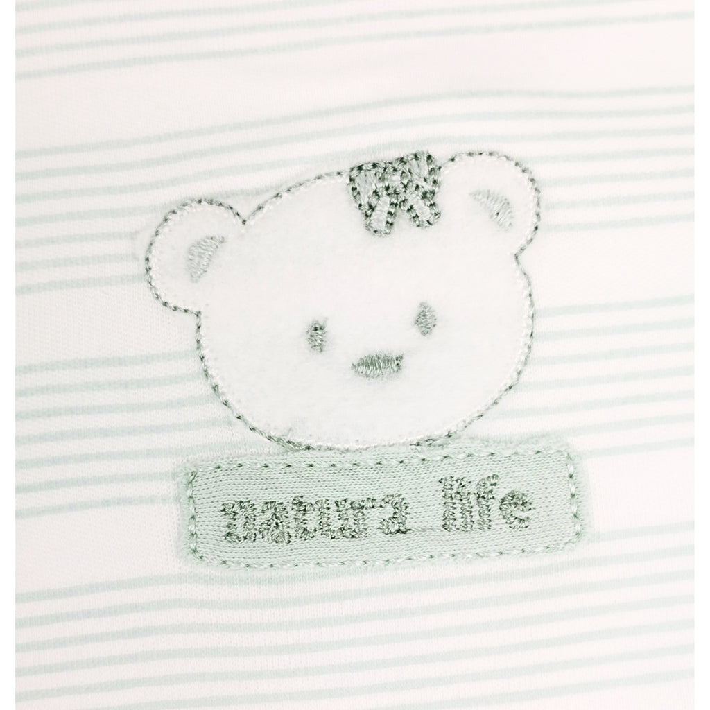 Babero algodon con Broche - W240631