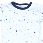 Set 3 piezas manga corta - Estampado Estrellas Azul