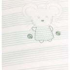 Babero algodon con Broche - W240633