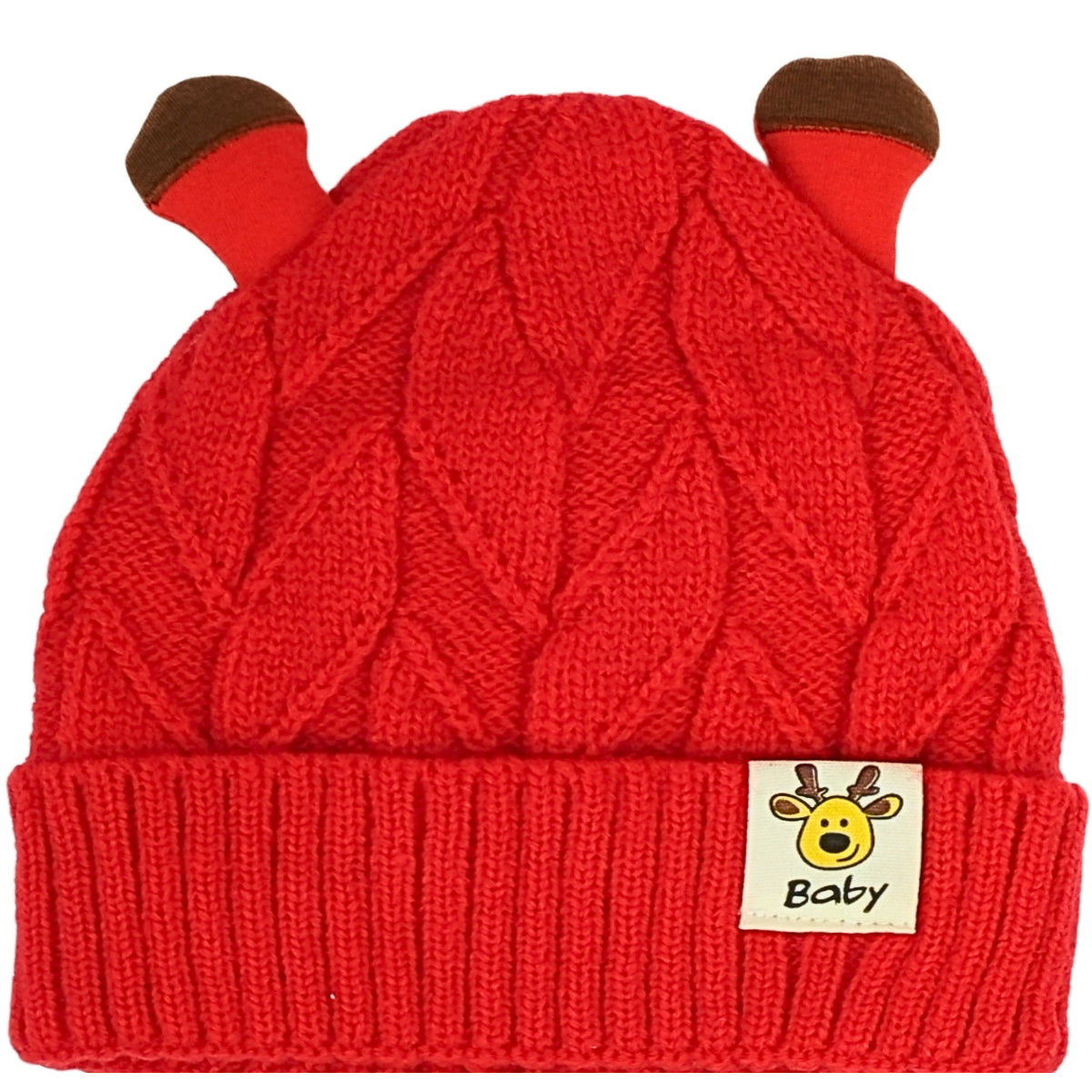 Gorro Bebé - Reno - Rojo