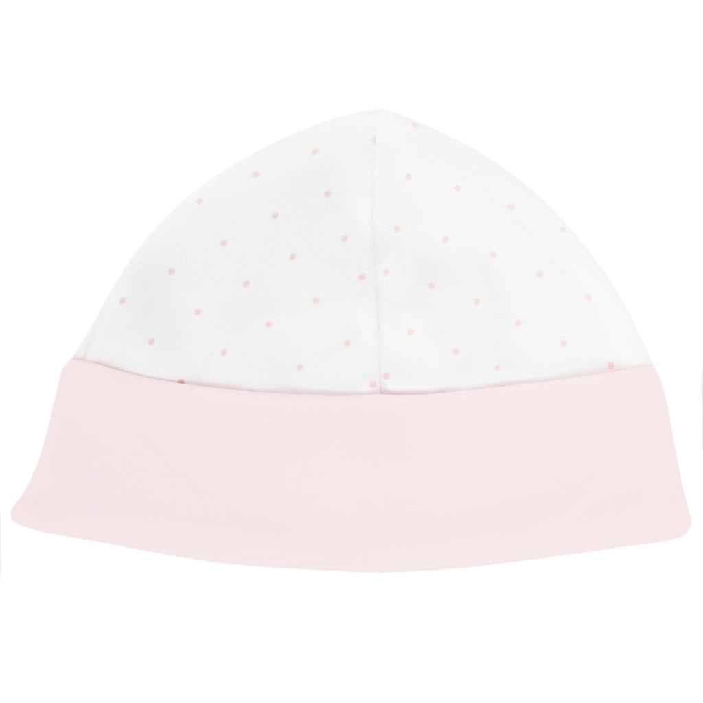 Ajuar Bebe 3 piezas Algodon - Conejitos - Blanco-Rosado