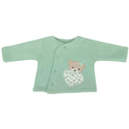 Conjunto Jacquard Osita Corazon - 4 piezas - Verde