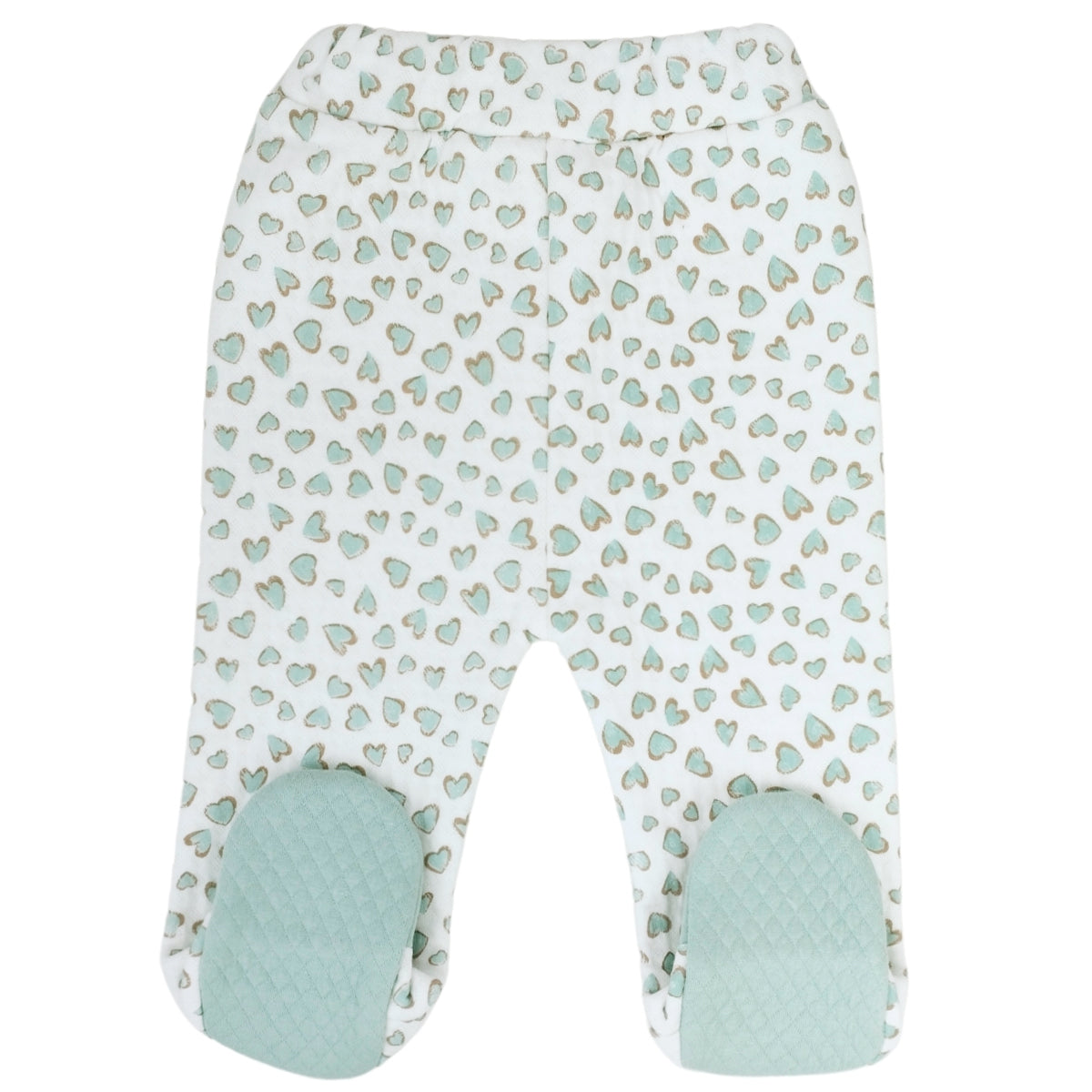 Conjunto Jacquard Osita Corazon - 4 piezas - Verde