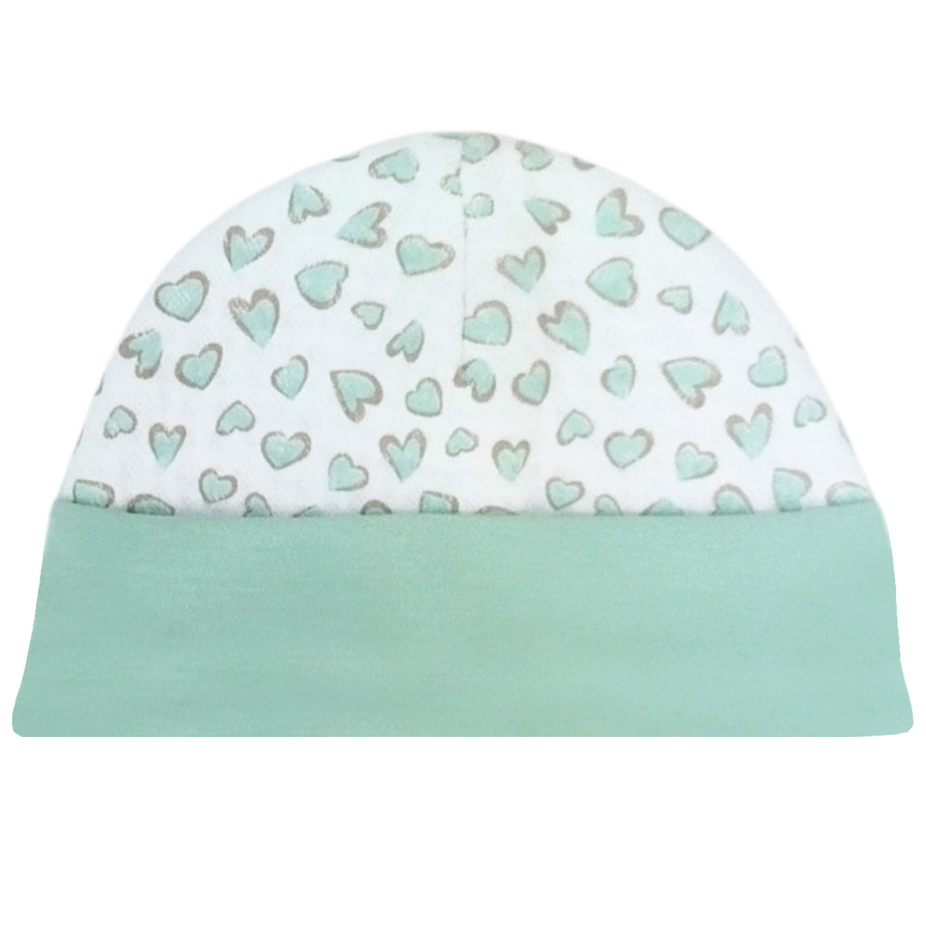 Conjunto Jacquard Osita Corazon - 4 piezas - Verde
