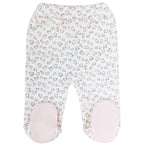 Conjunto Jacquard Osita Corazon - 4 piezas - Rosado