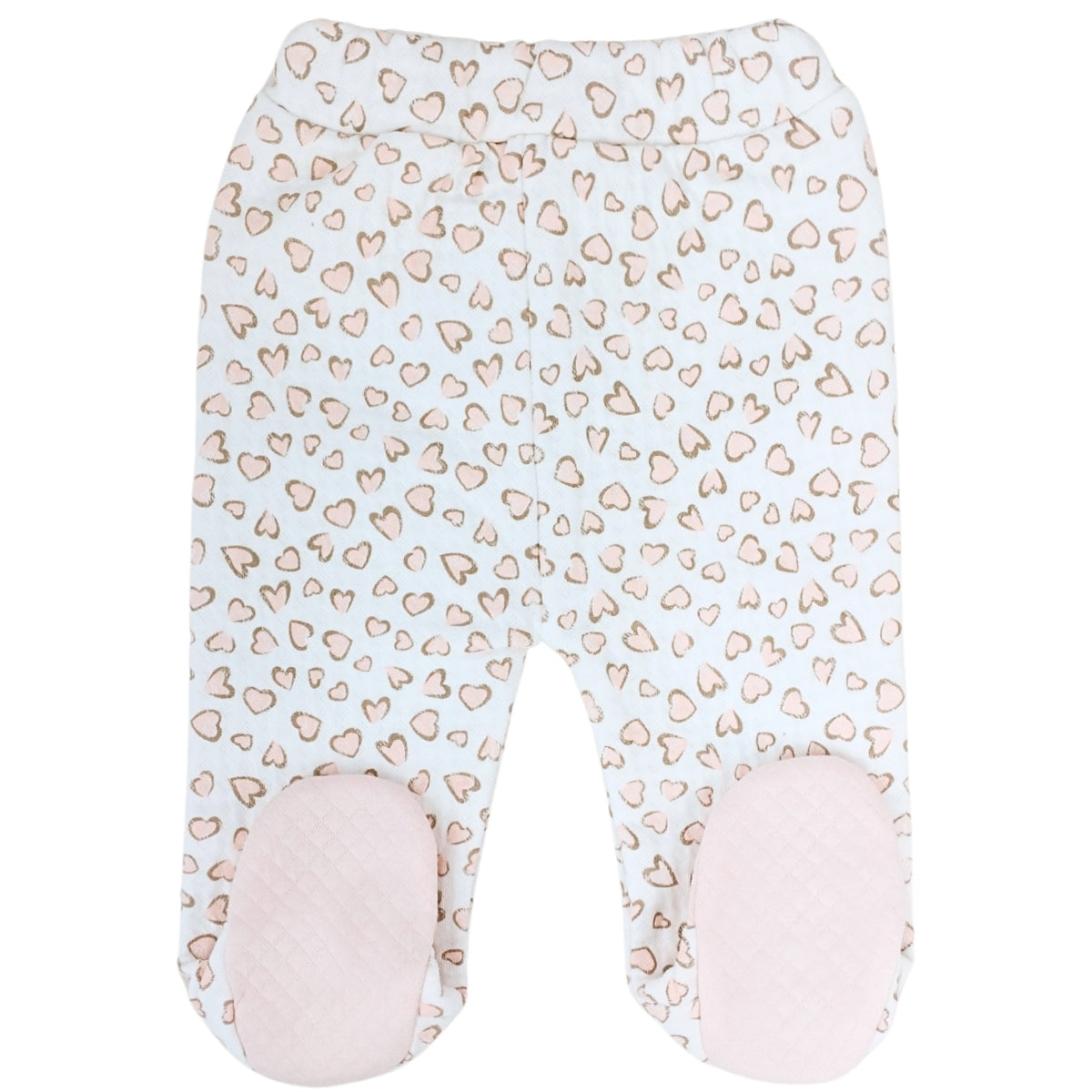 Conjunto Jacquard Osita Corazon - 4 piezas - Rosado