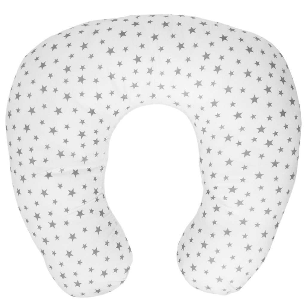 Cojín de lactancia - Estrellas - Blanco
