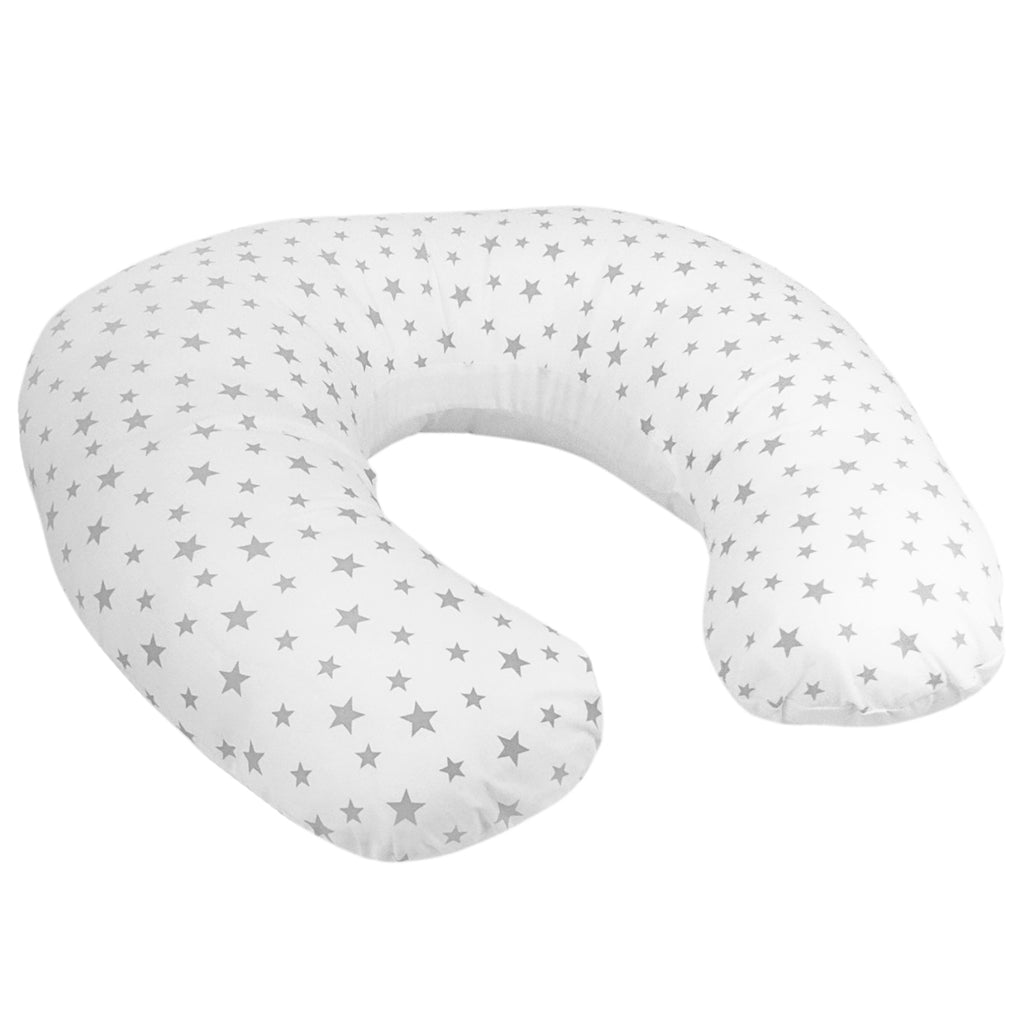 Cojín de lactancia - Estrellas - Blanco