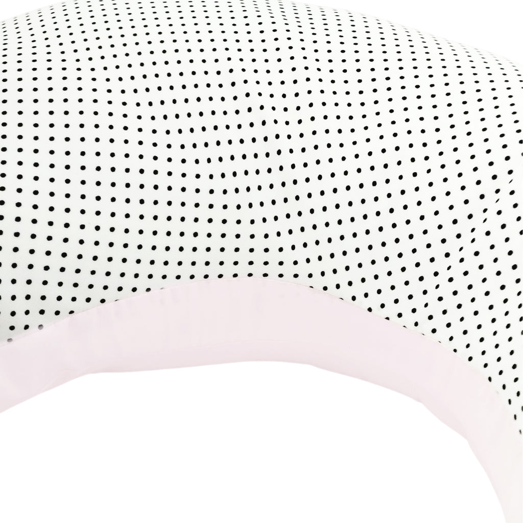 Cojín de lactancia - Puntitos- Rosado