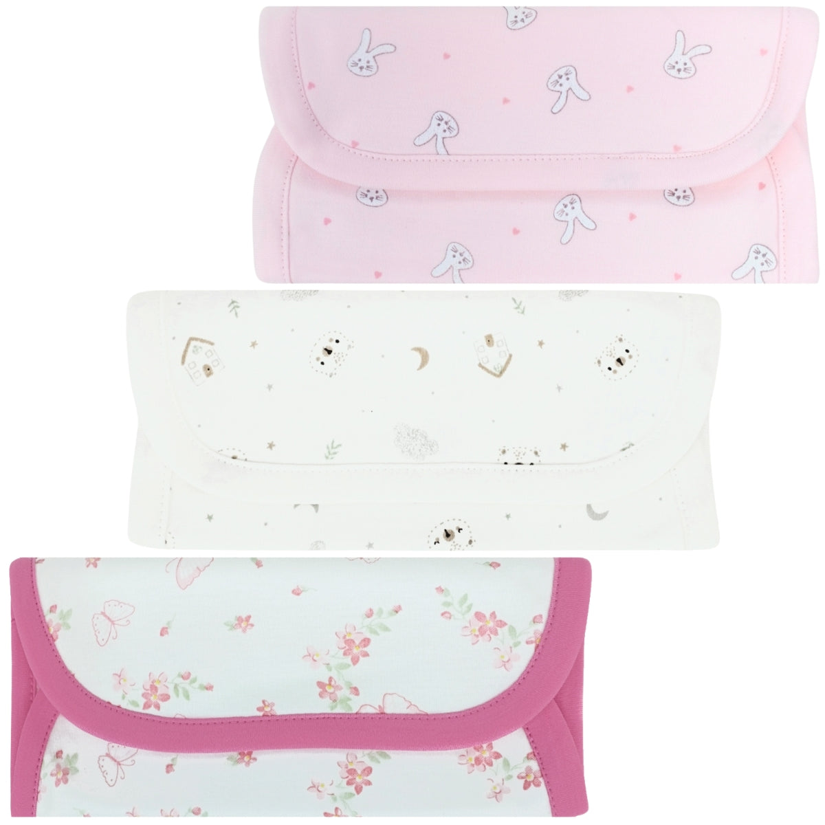 Pack de 3 Babitas en algodón - Niña M28