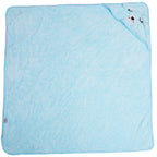 Toalla baño bebé - Perrito - Celeste