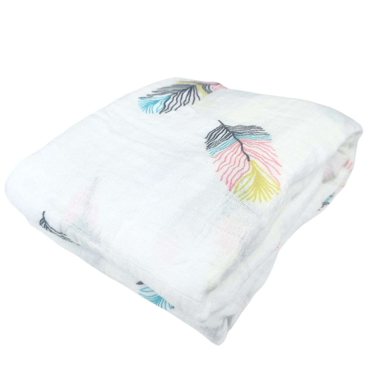 Manta Muselina Bambú - Las Plumas