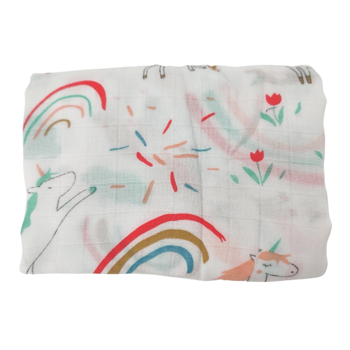 Manta Muselina Bambú - Arcoiris