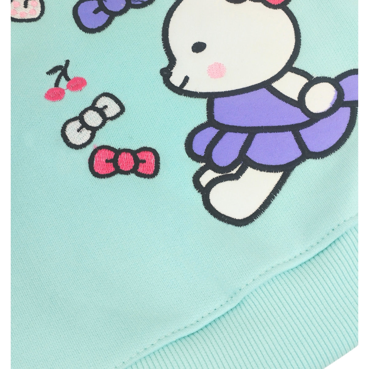 Conjunto Franela reactiva - 2 piezas - Conejita - Verde agua