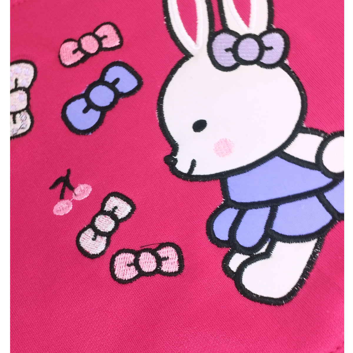 Conjunto Franela reactiva - 2 piezas - Conejita - Fucsia