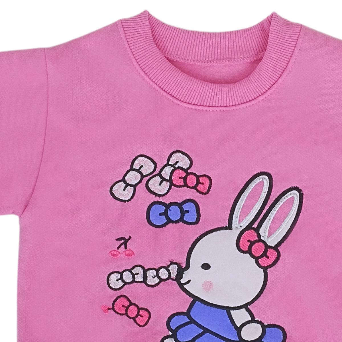 Conjunto Franela reactiva - 2 piezas - Conejita - Chicle