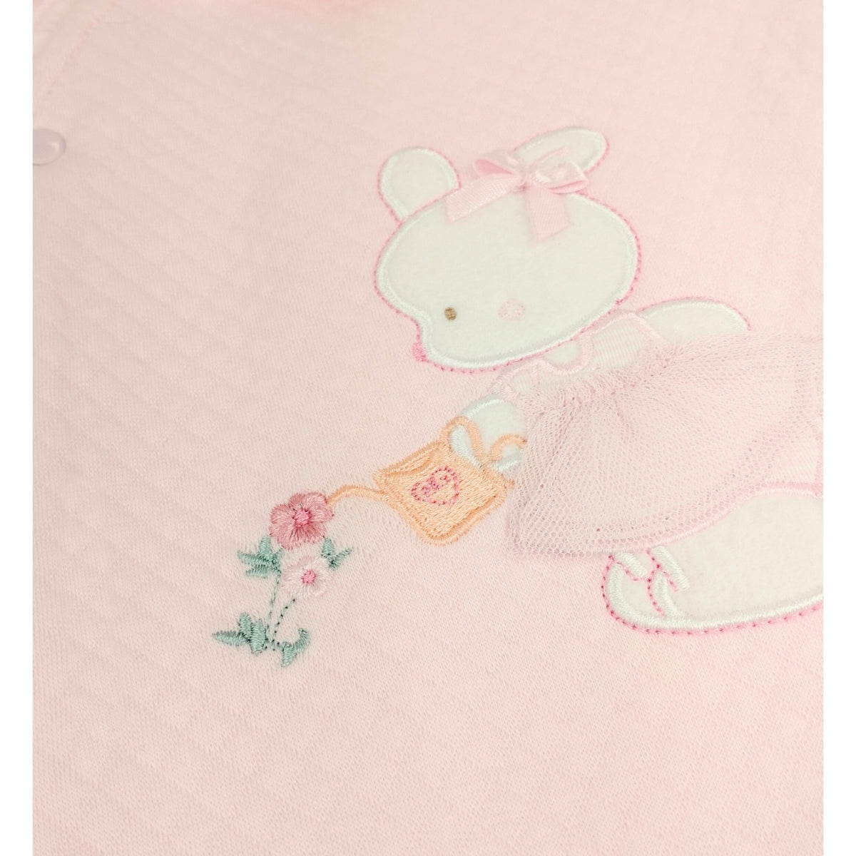 Enterizo jacquard Conejita - Rosado