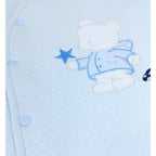Enterizo jacquard Osito - Celeste
