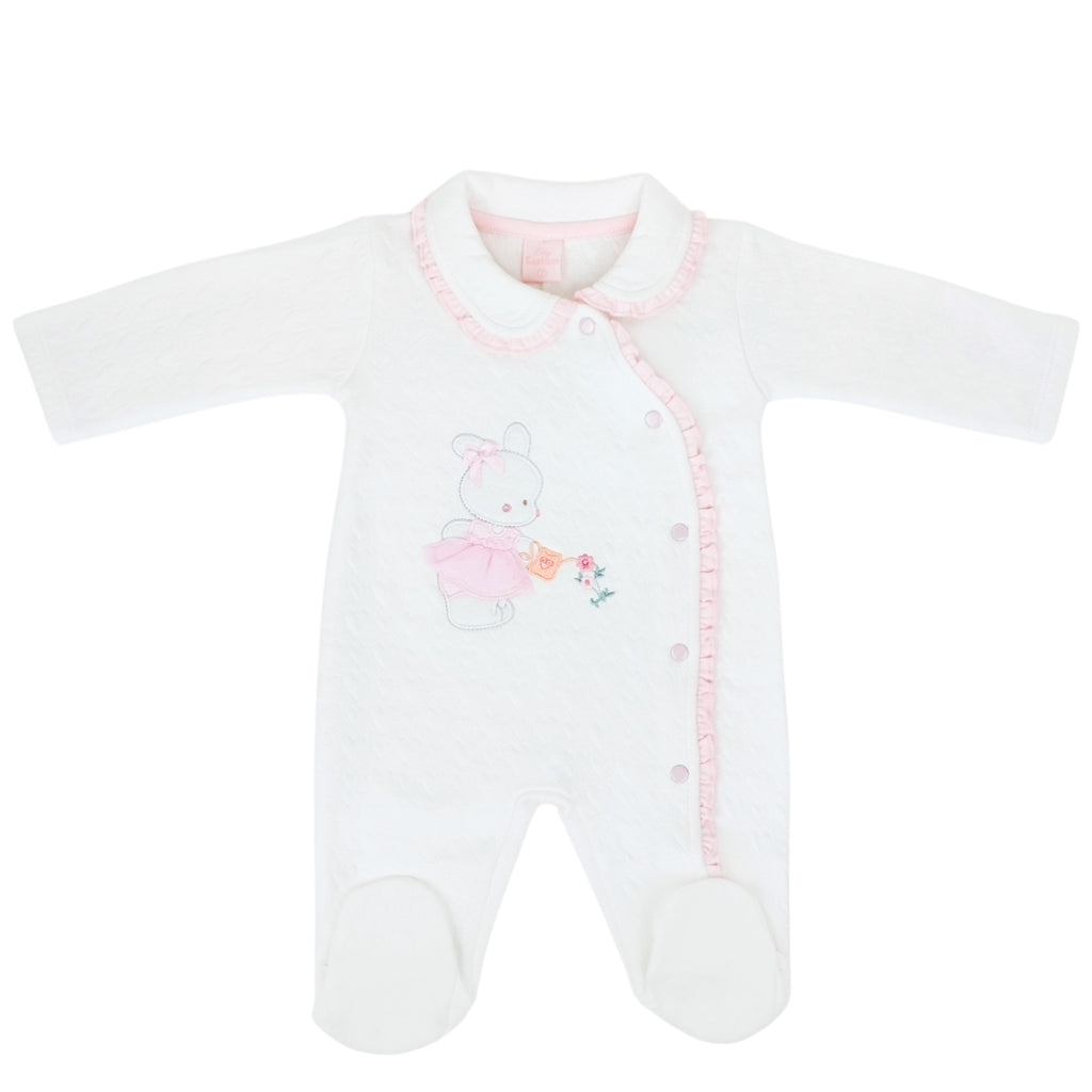 Enterizo jacquard Conejita - Blanco