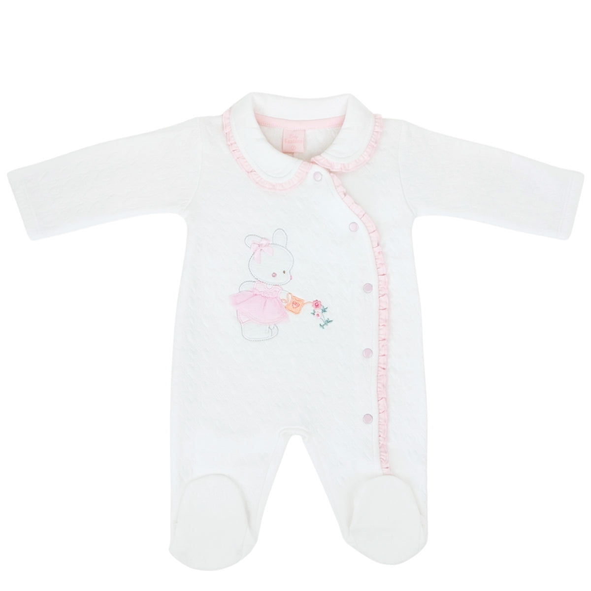 Enterizo jacquard Conejita - Blanco