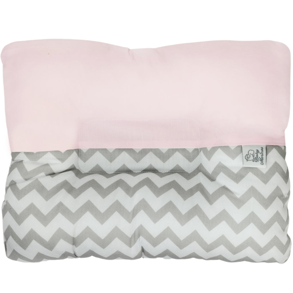 Almohada Anti Cabeza Plana Wave / Rosado