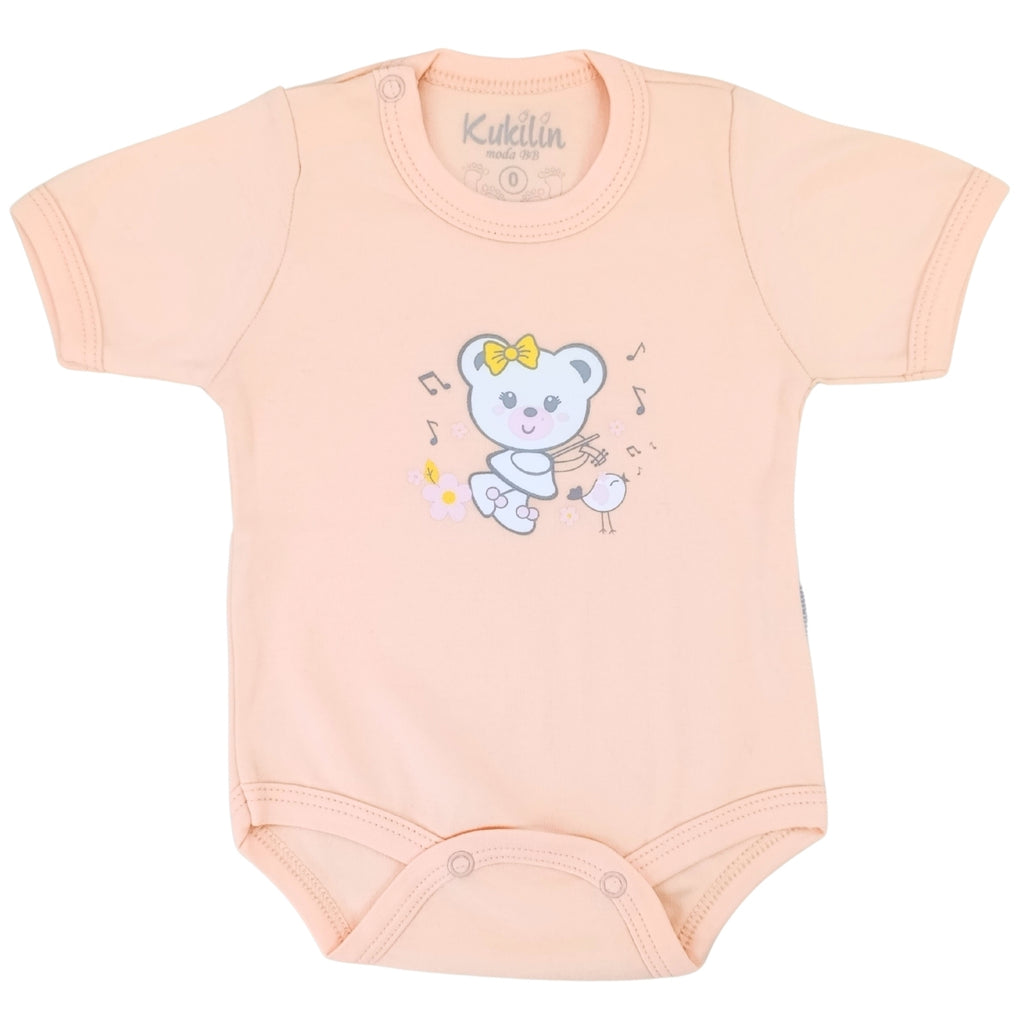 Pack de 2 Bodys de Bebé Manga Corta - N1
