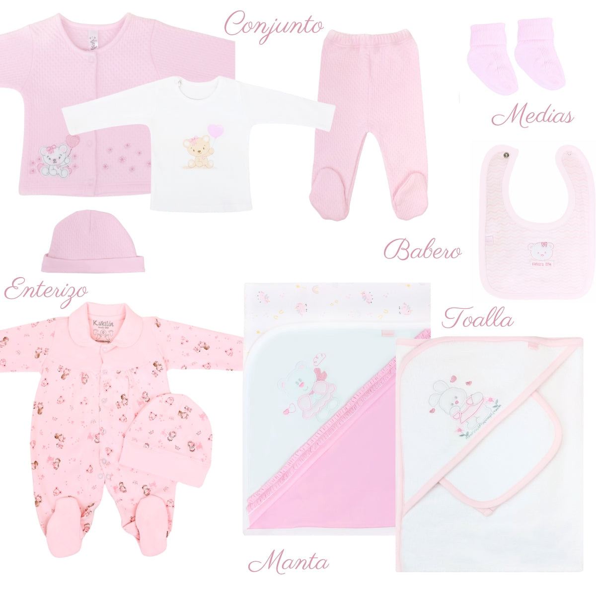 Set de Bienvenida Bebe Niña P01