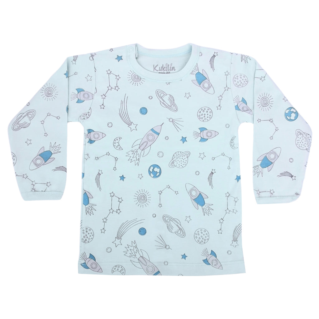 Pijama Bebe Niño - Algodon - Galaxia
