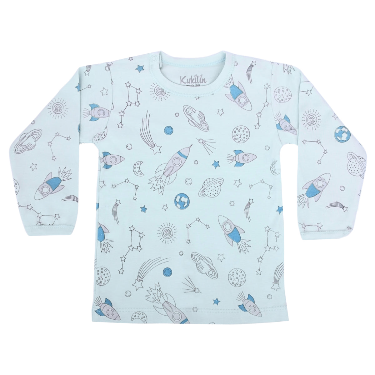 Pijama Bebe Niño - Algodon - Galaxia