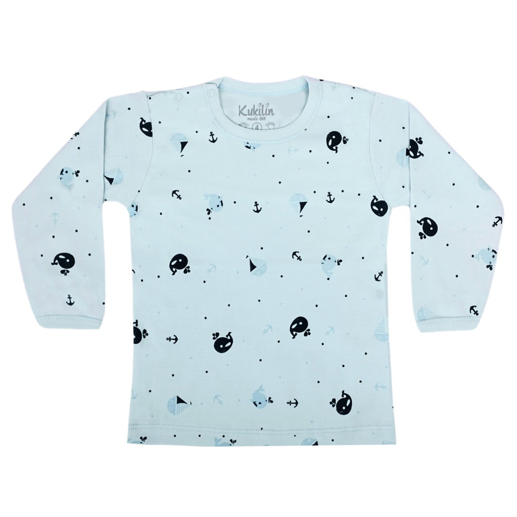 Pijama Bebe Niño - Algodon - Oceano