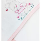 Toalla baño bebé - Conejita - Rosado